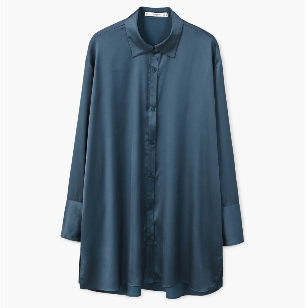 Mango satin shirt